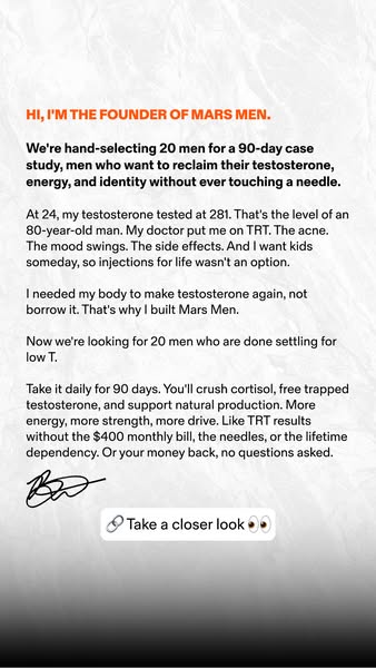 Mars Men ad: Why Only 20 Men Were Selected