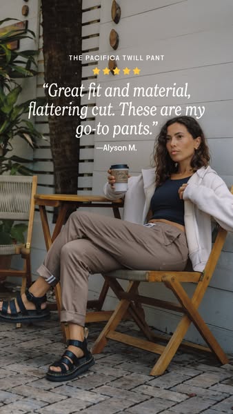 Free Fly Apparel ad: The Pacifica Twill Pant