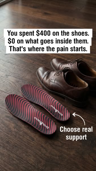 OrthoFlexx ad: Arch Support That Doesn't Collapse