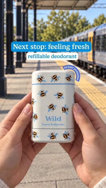 Wild ad: Natural. Refillable. Effective. Wild. ⭐