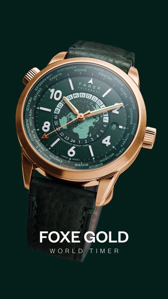 Farer ad: The Iconic World Timer Collection