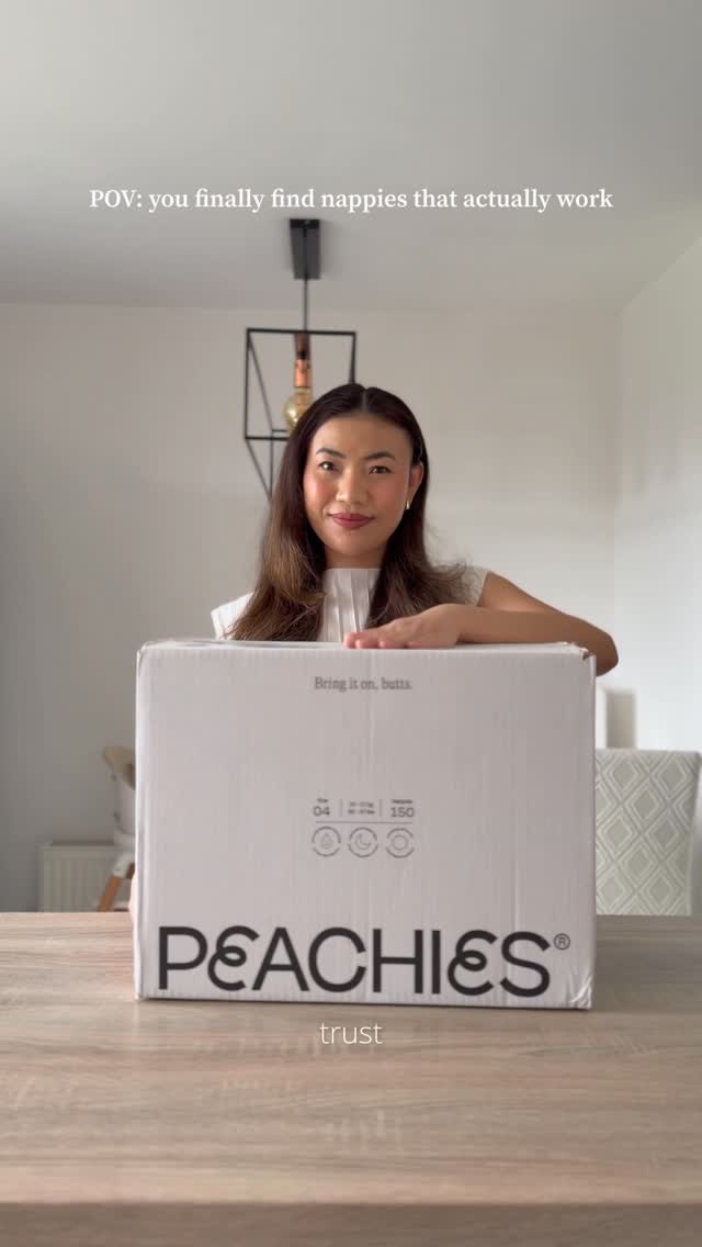 Peachies ad: We finally found nappies that actually work 🤍 @wearepeachies #AD #PeachiesPartner #Peachies #mumlife #babyessentials