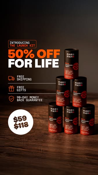 Mars Men ad: 90-Day Guarantee Because We Know It Works.