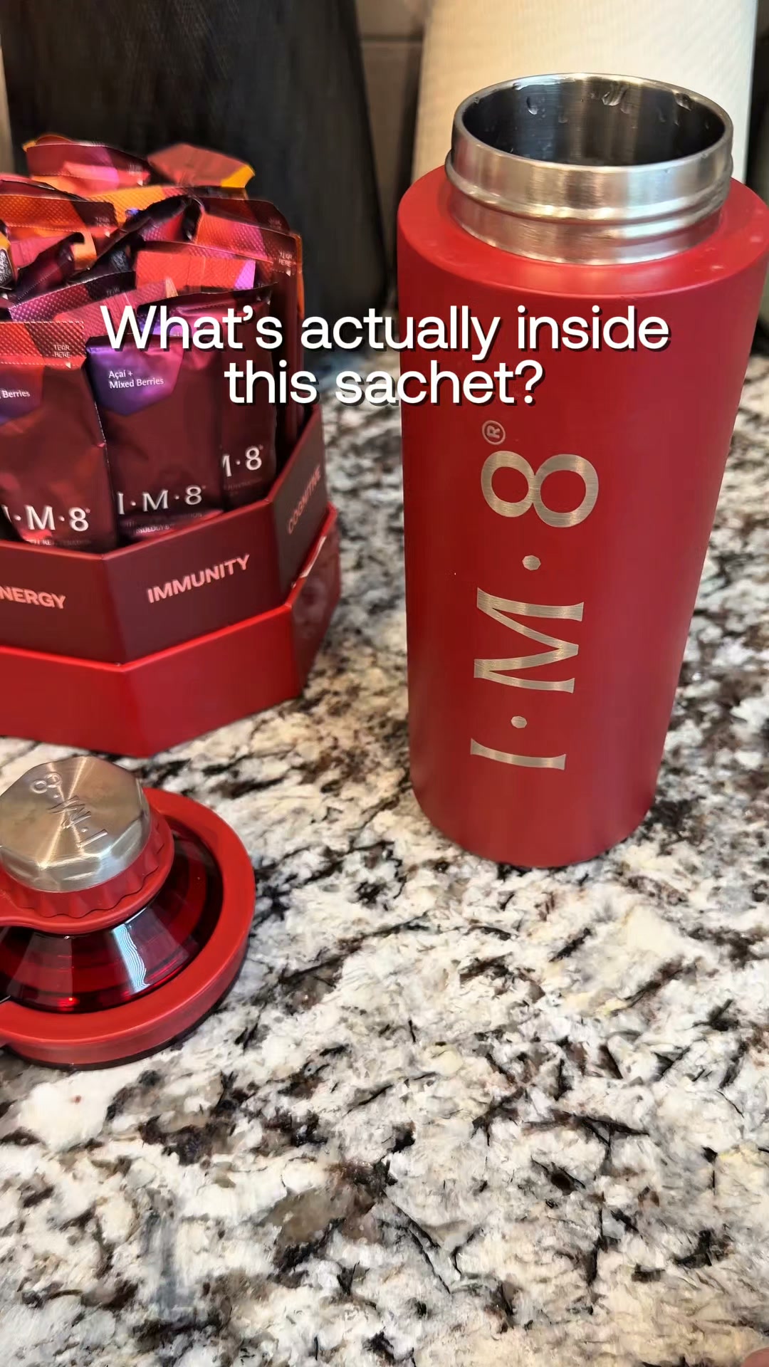 IM8 ad: Wellness Simplified. In One Drink.