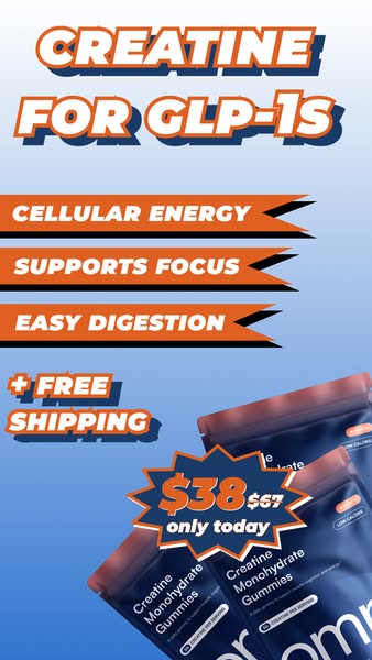 OMNI Longevity ad: Creatine Made Delicious 🍉 🍑