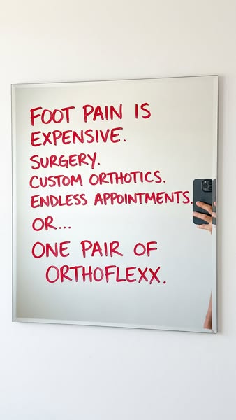 OrthoFlexx ad: Arch Support That Doesn't Collapse