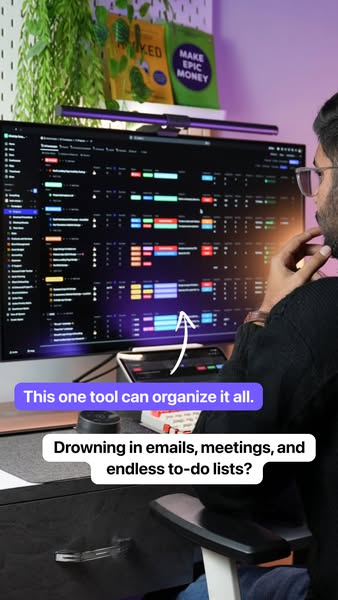 ClickUp ad: Every app, AI agent, and human in one place.