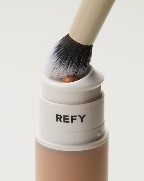 REFY ad: The Skin Base Collection. The ultimate base duo for a seamless, natural finish. Featuring Skin Base and Complexion Brush.