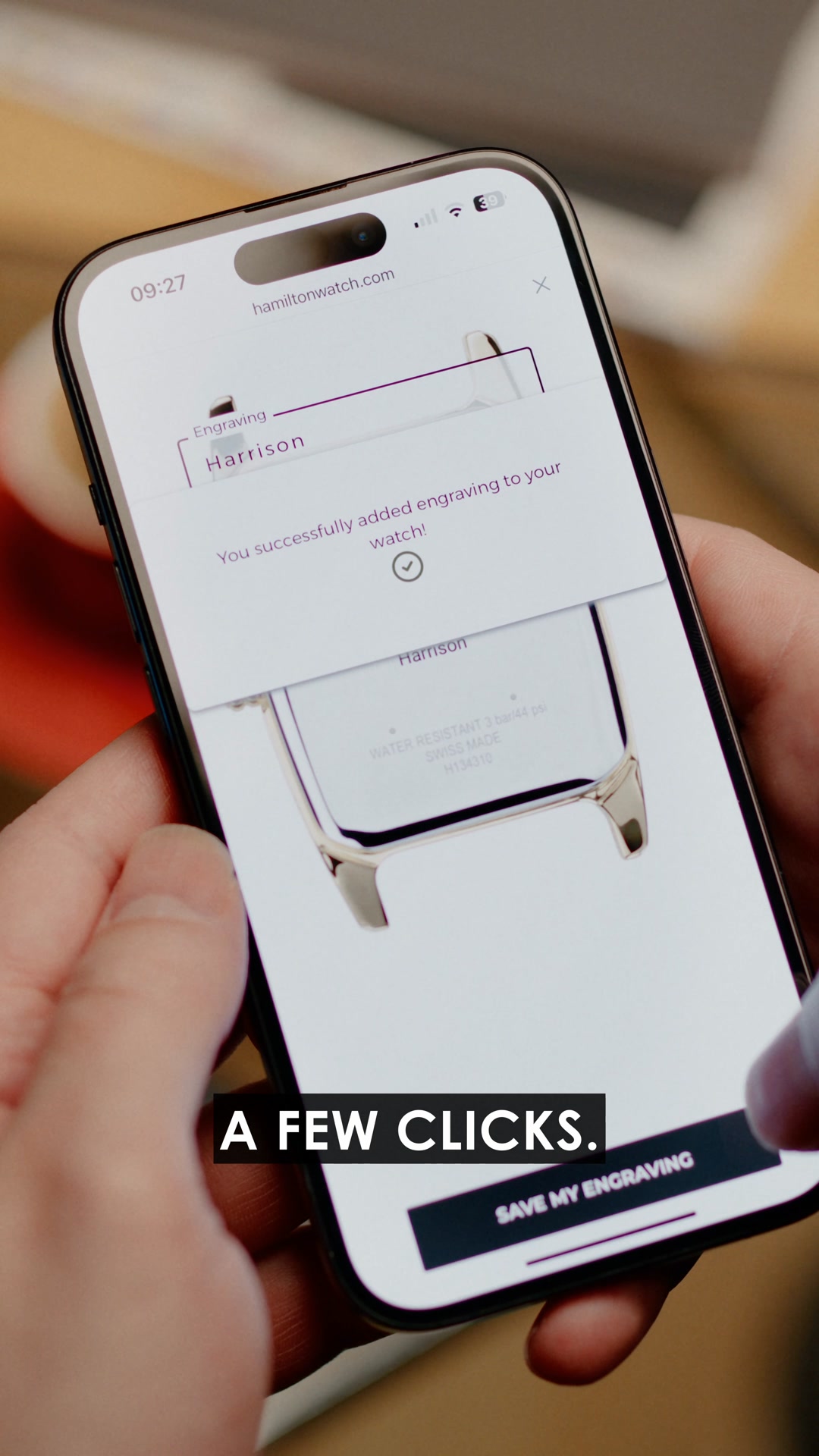 Hamilton ad: Engrave Your Hamilton