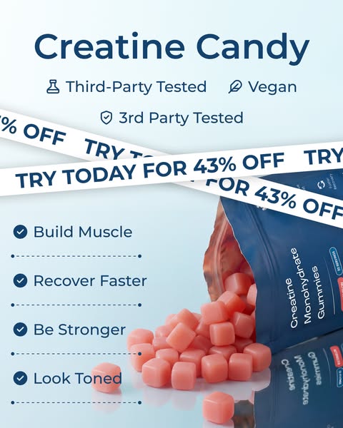 OMNI Longevity ad: Creatine Made Delicious 🍉 🍑