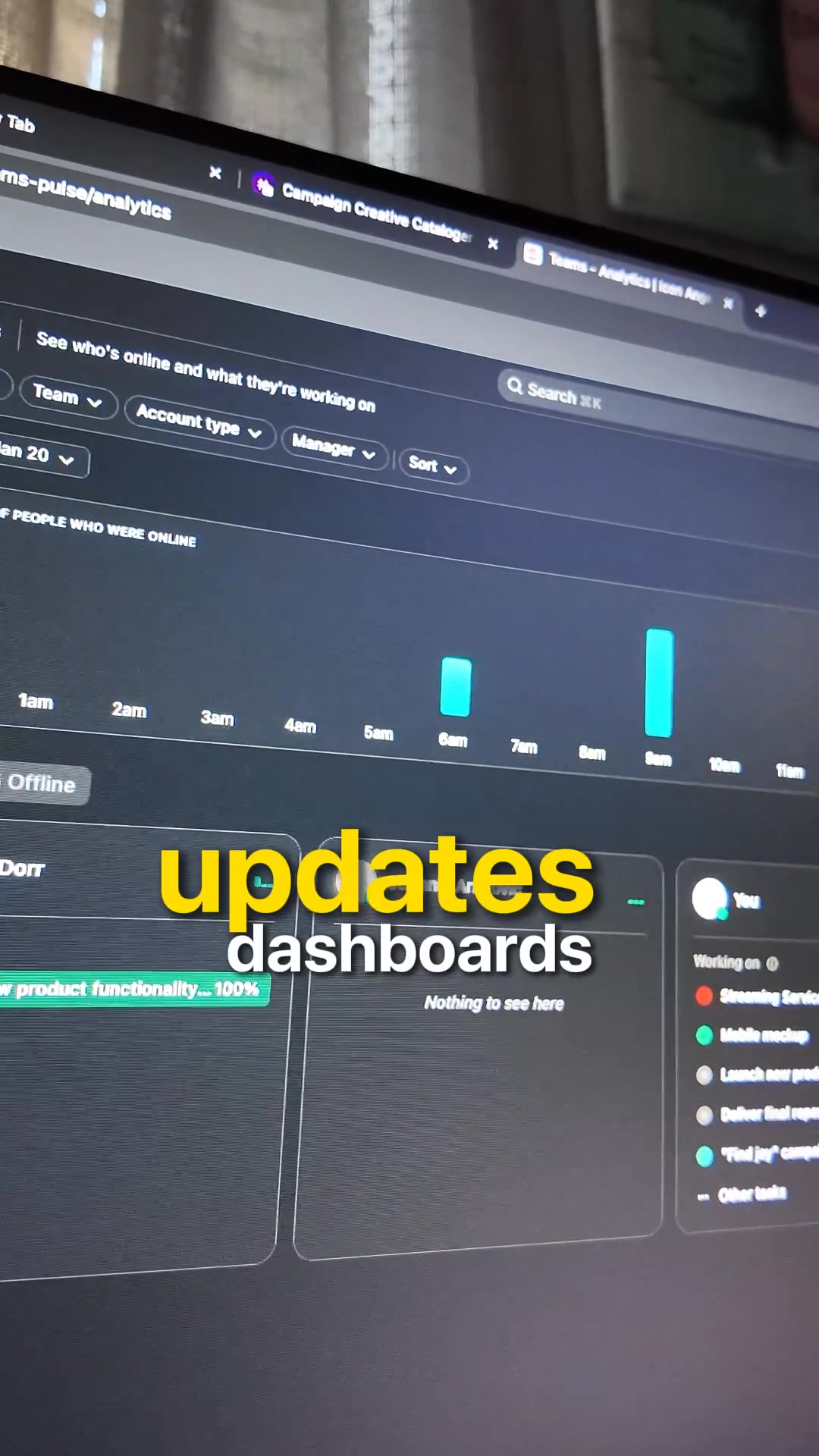 ClickUp ad: Sell, Don’t Admin