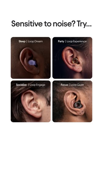 Loop ad: Earplugs for every occasion