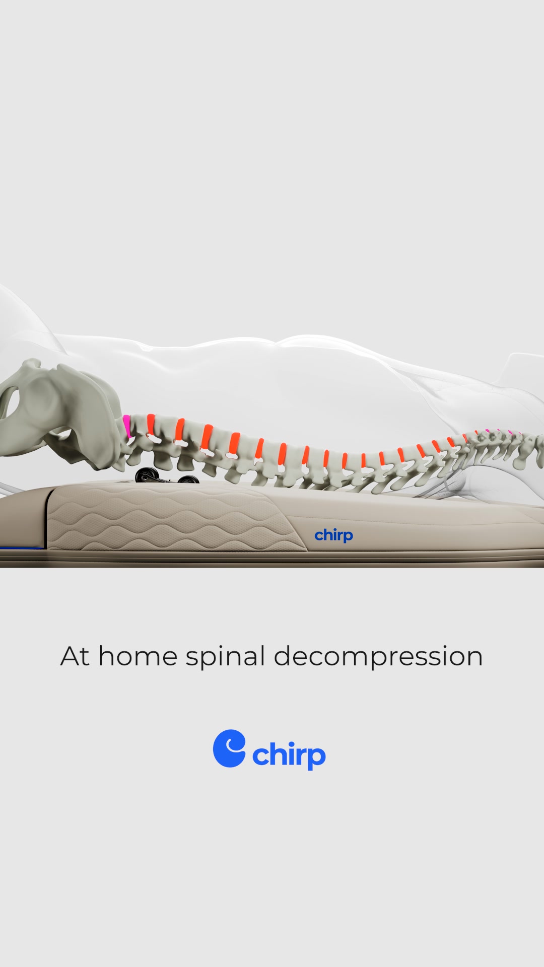 Chirp ad: Clinic-Level Back Relief at Home