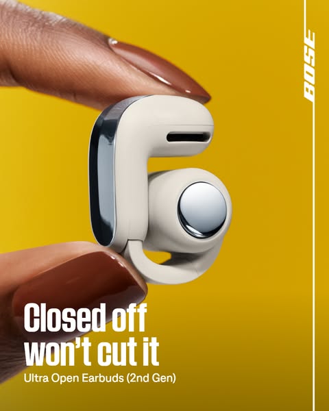 Bose ad: Ultra Open Earbuds (2nd Gen)