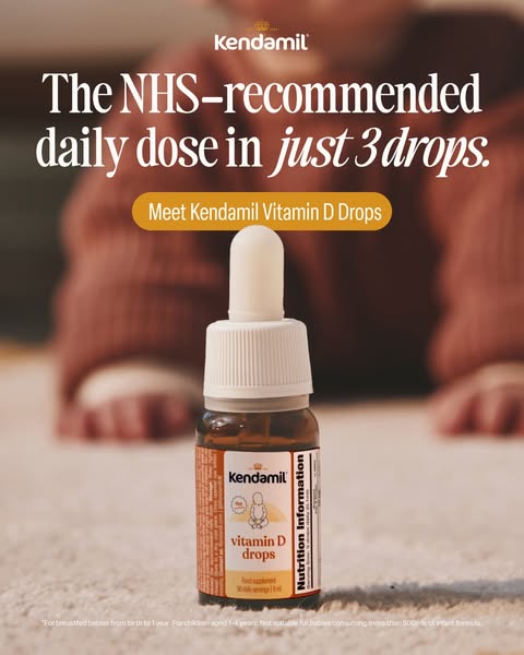 Kendamil ad: NHS-Recommended Dose in just 3 Drops