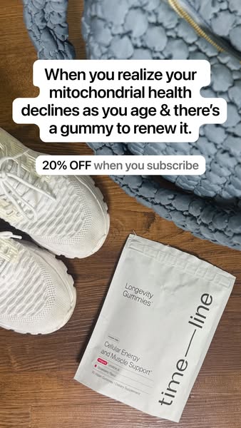 Timeline Longevity ad: Save 20% On Mitopure®