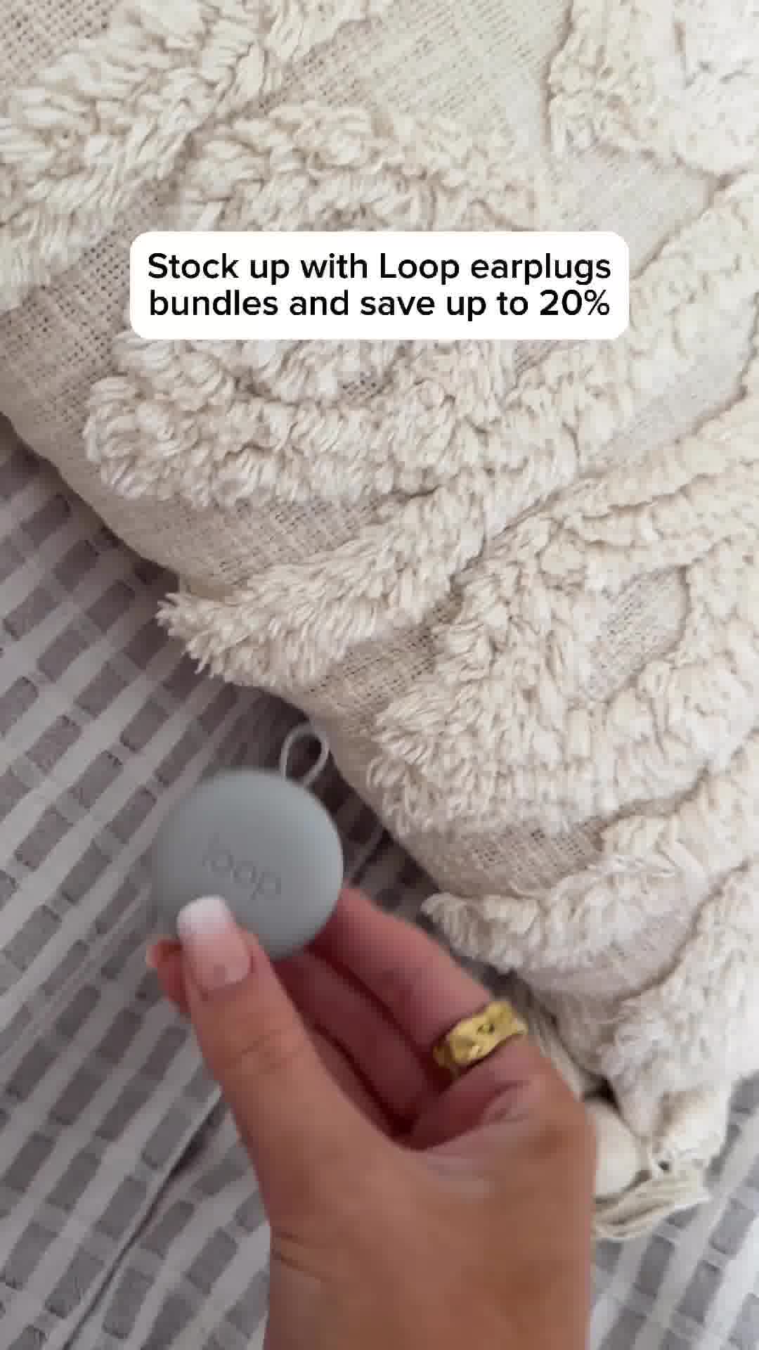 Loop ad: Earplugs for commuting