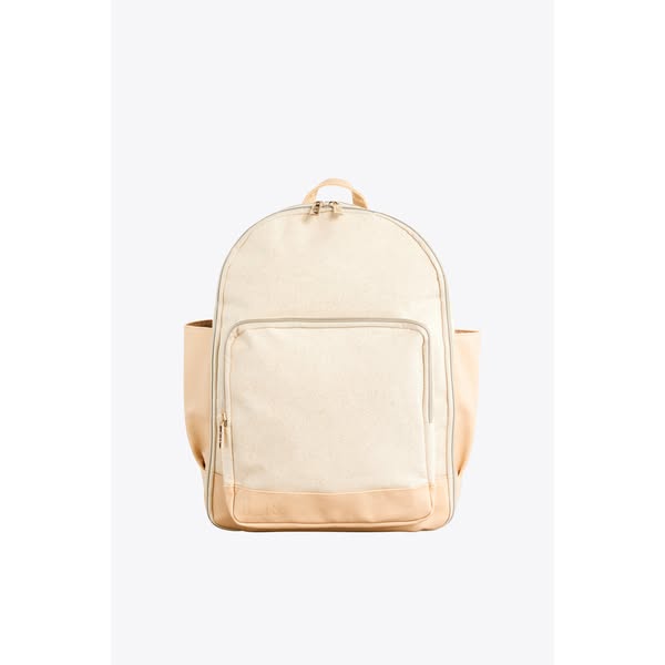 Beis ad: The Travel Backpack in Beige