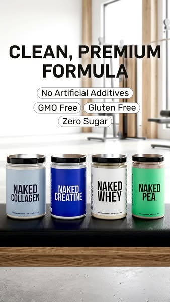 Naked Nutrition ad: Health, Without the Nonsense