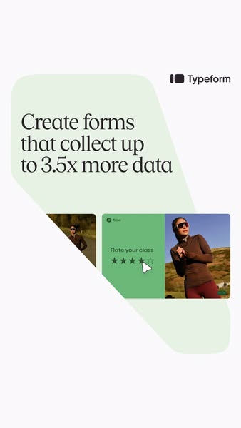 Typeform ad: Collect deeper insights, faster