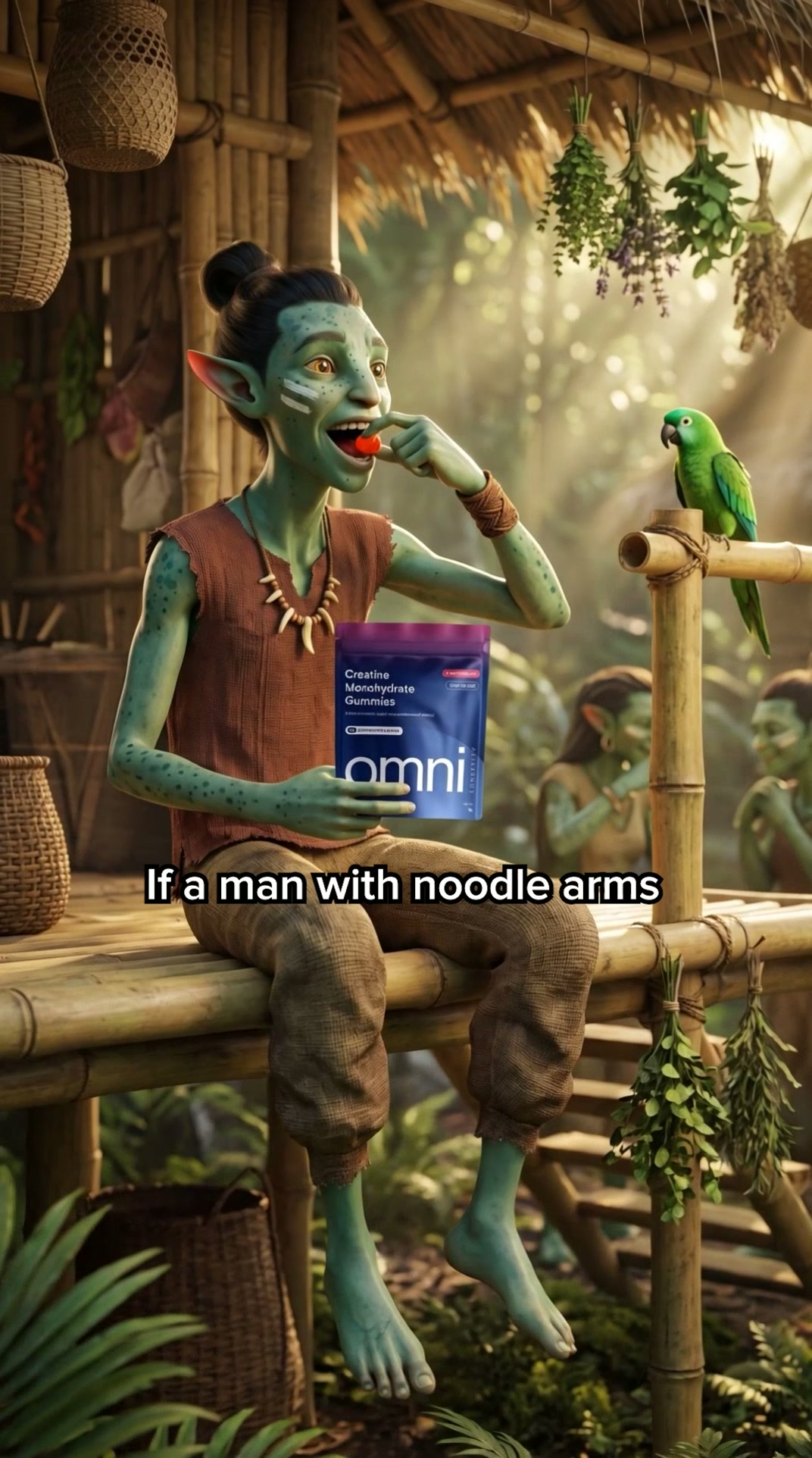 OMNI Longevity ad: Noodle Arms? Try This First
