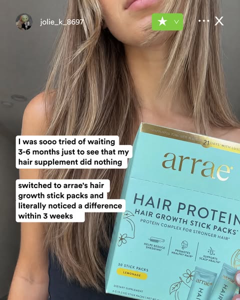 Arrae ad: Meet Hair Protein