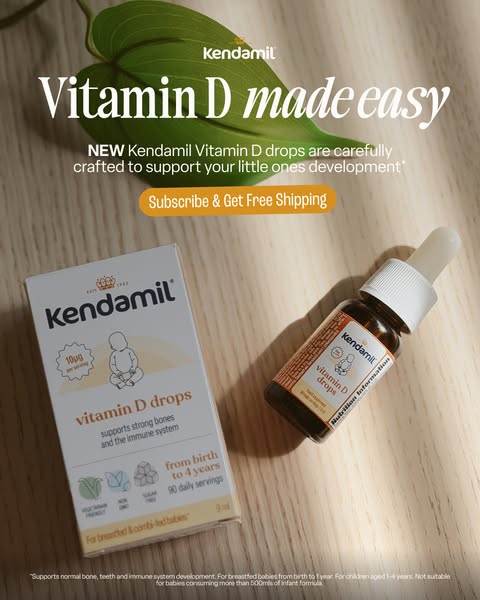 Kendamil ad: Vitamin D Made Simple