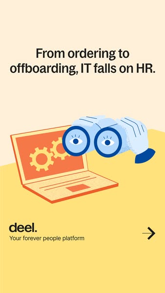 Deel ad: Deel IT takes it from here.