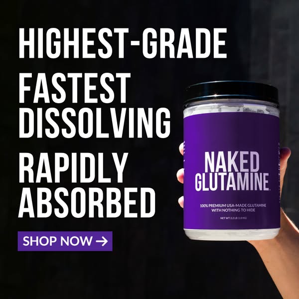 Naked Nutrition ad: Naked Glutamine