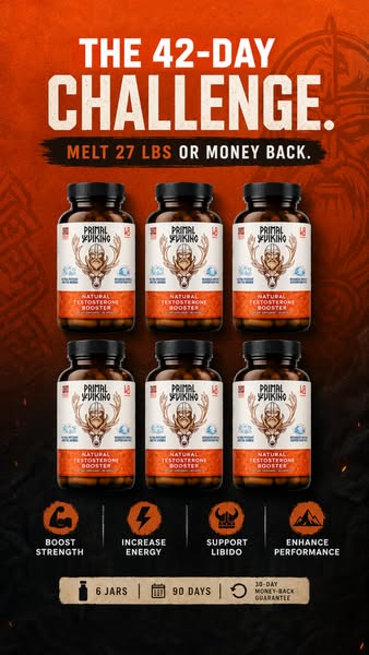 Primal Viking ad: Try this 6-week protocol before TRT 🚩