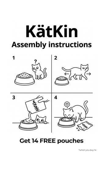KatKin ad: 100% fresh meat for healthy cats