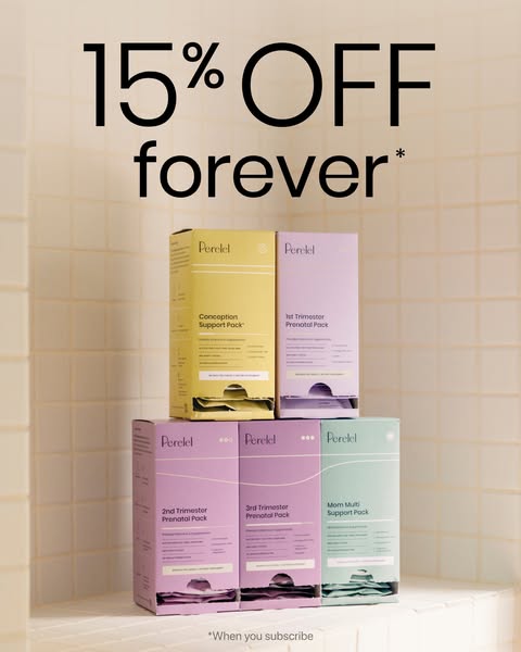 Perelel ad: Subscribe & save 15% off forever.