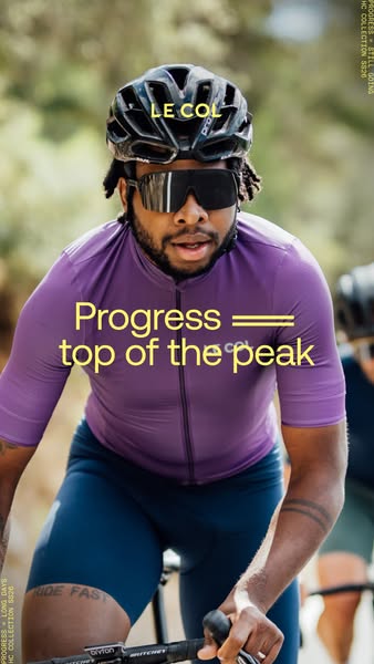 Le Col ad: Progress = Top of the peak