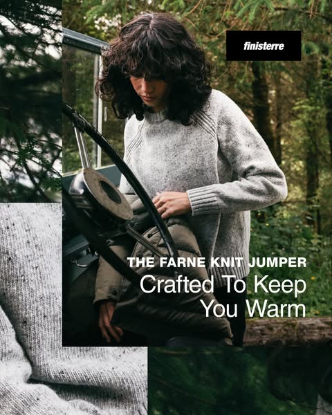 Finisterre ad: Warmth Whatever the Weather