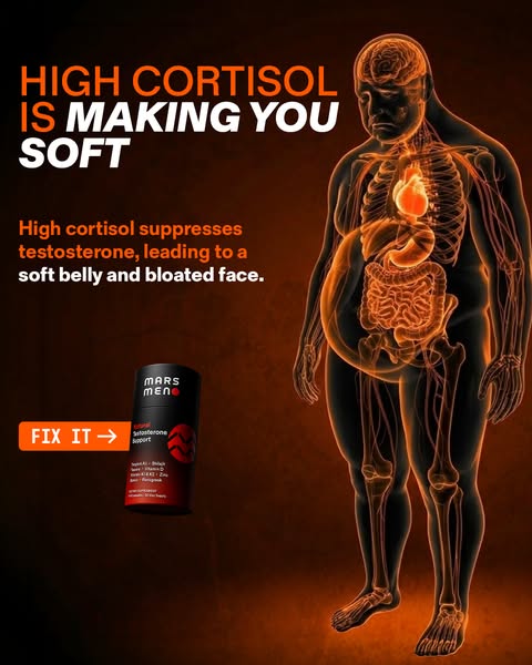Mars Men ad: Crush Cortisol. Reclaim Your T.