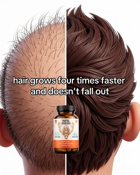 Primal Viking ad: If your gut isn’t healthy, your hair follicles may suffer first.