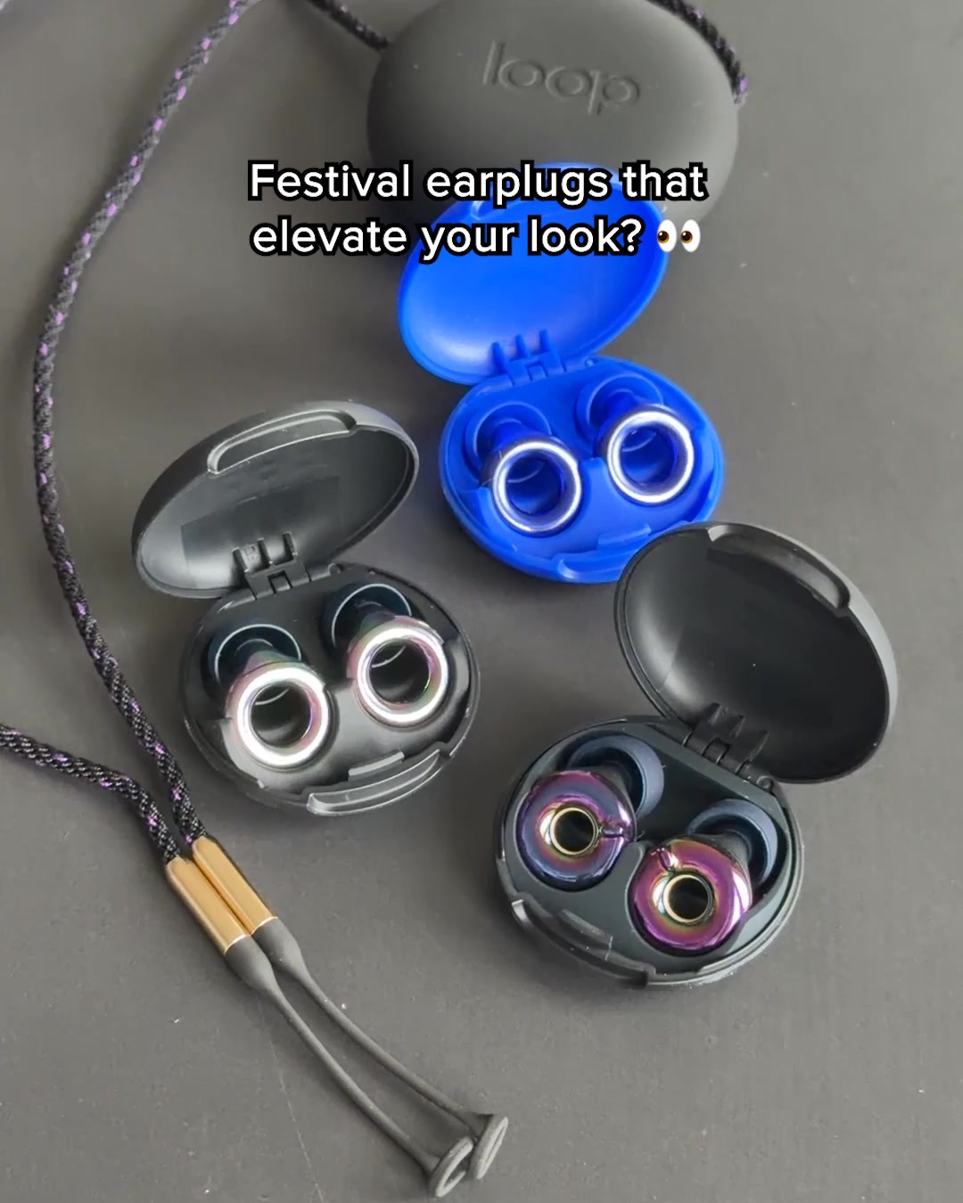 Loop ad: Shop Tomorrowland x Loop Earplugs