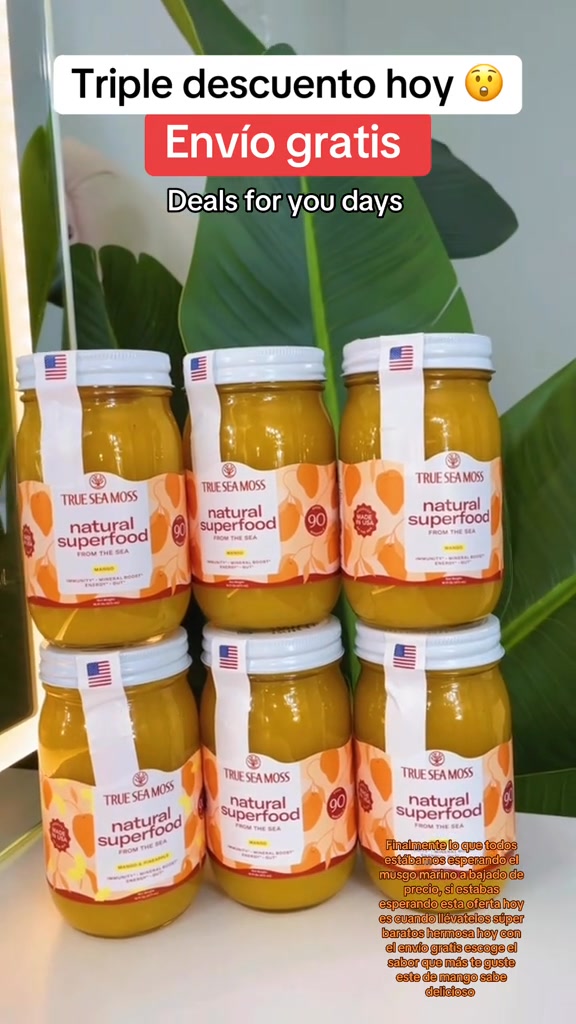 True Sea Moss Health ad: El superalimento más puro de la naturaleza: ¡Hasta 40% de descuento + Regalo Gratis!