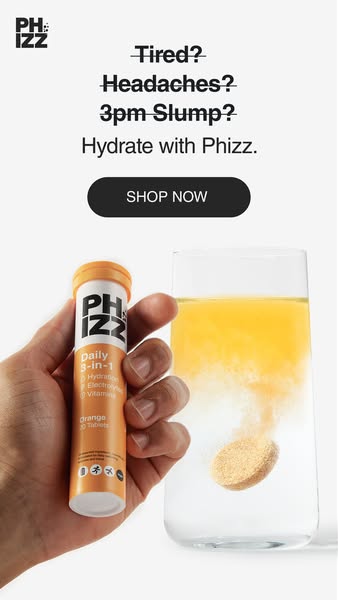 Phizz ad: FREE DELIVERY WITH YOUR ORDER 🚚