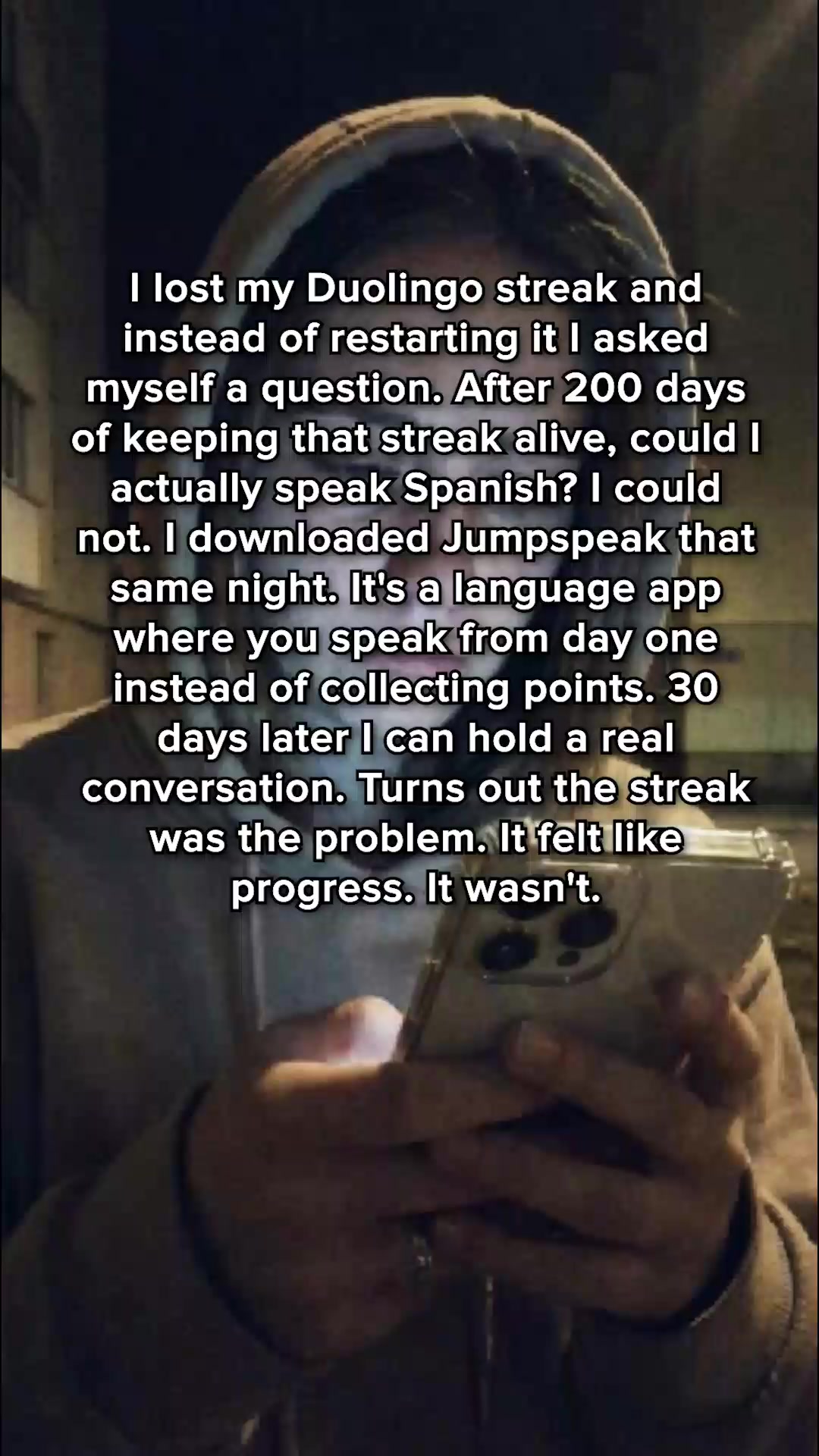 Jumpspeak ad: We're Looking For 20 Duolingo Users.