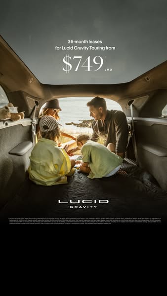 Lucid Motors ad: Make your move. Offer ends 9/30.