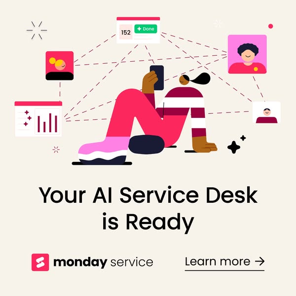 monday.com ad: Get your free demo today