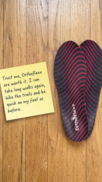 OrthoFlexx ad: Arch Support That Doesn't Collapse
