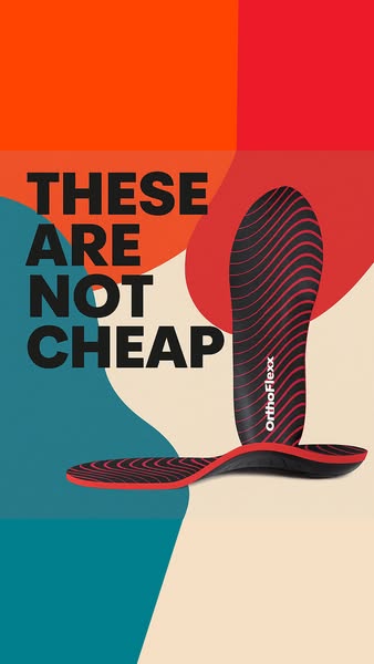 OrthoFlexx ad: Arch Support That Doesn't Collapse