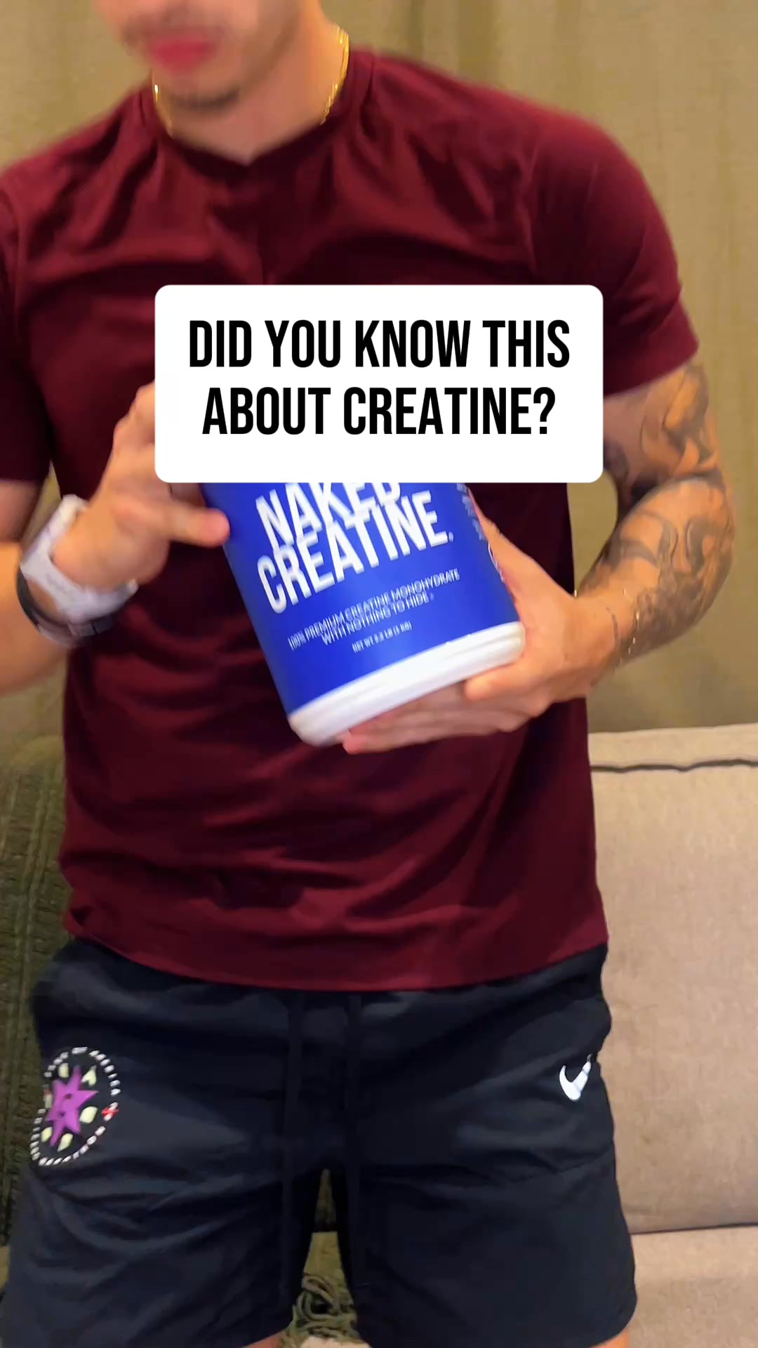 Naked Nutrition ad: Creatine Without the Clutter