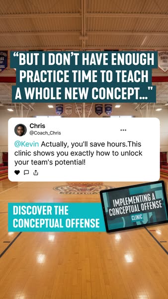 Transforming Basketball ad: Discover The Conceptual Offense