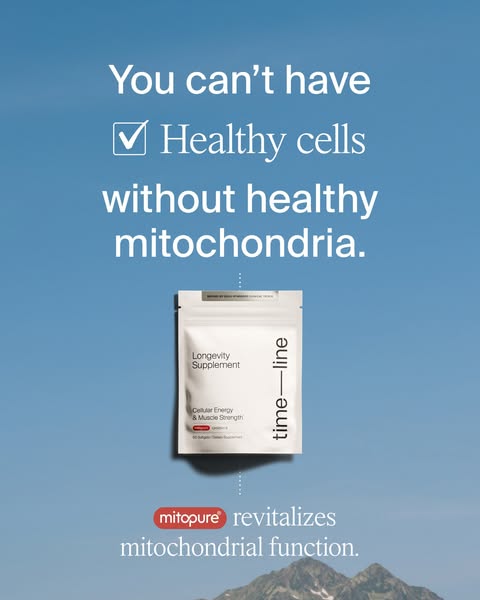 Timeline Longevity ad: Improve Your Longevity With Mitopure®