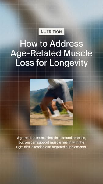 Timeline Longevity ad: Improve Your Muscle Health