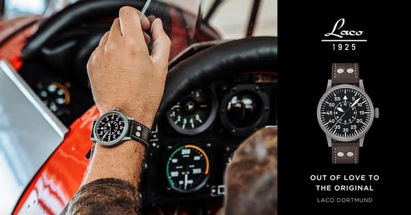 Laco ad: Original Pilot Watches