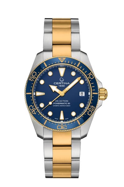 Certina ad: Certina DS Action Diver 38mm Powermatic 80